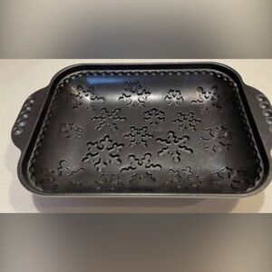 William Sonoma Nordic Ware Snowflake Cake Pan Cast Aluminium Christmas 11 x 8.5
